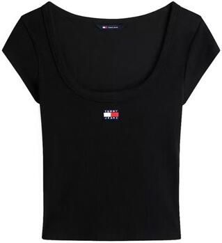 Tommy Jeans T-shirt Dw0dw22793 Slim Rib Badge