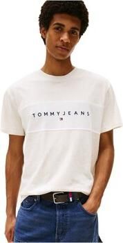TOMMY JEANS T-shirt TJM REG CBLK LINEAR LOGO TEE - Foto 5