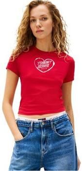 TOMMY JEANS Shirt met korte mouwen TJW SLIM SH HEART TEE