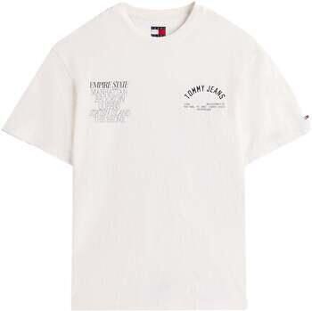 Tommy Jeans T-shirt Korte Mouw Graphic Boroughs T-Shirt Ecru
