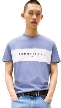 TOMMY JEANS T-shirt TJM REG CBLK LINEAR LOGO TEE - Foto 5