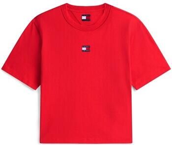 TOMMY JEANS Dames Tops & T-shirts Tjw Bxy Badge Tee Ext Rood - Foto 5