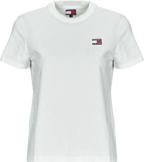 TOMMY JEANS Dames Tops & T-shirts Tjw Reg Badge Tee Wit - Foto 4