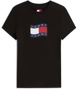 Tommy Jeans T-shirt Korte Mouw Tjw Slim Wavy Flag T - Foto 4