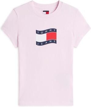 Tommy Jeans T-shirt Korte Mouw Tjw Slim Wavy Flag T - Foto 3