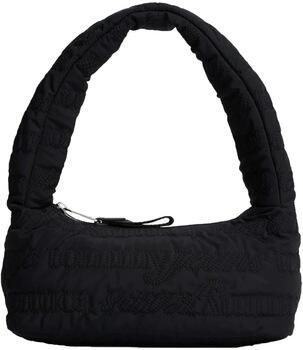 TOMMY JEANS Schoudertas TJW URBAN AOP SHOULDER BAG dames hobobag schoudertas met opvallend logoborduursel