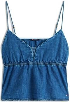 Tommy Jeans Denim blousetop van puur katoen - Foto 3