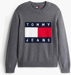 Tommy Jeans Trui TJM REG MELANGE FLAG SWE