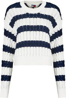 Tommy Jeans Trui TJW LOOSE CABLE SWEATER EXT