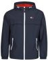Tommy Hilfiger Sportieve Waterdichte Jas Blauw Capuchon Blue Heren - Thumbnail 5