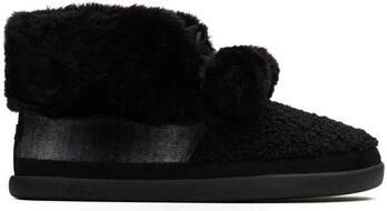 TOMS Broek celeste black faux shearling plaid pantoffel