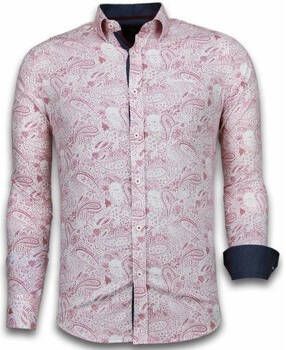 Tony Backer Overhemd Lange Mouw Blouse Allover Flower Pattern