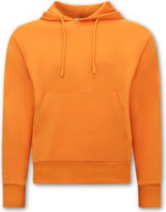 Tony Backer Sweater Oversize Fit Hoodie Orange