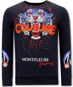Tony Backer Sweater Print Tiger Couture
