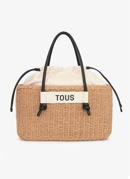 Tous Beige Vrouwen Stro Strandtas Beige Dames - Foto 2