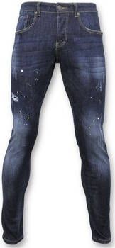 True Rise Skinny Jeans Broek Jeans Verfvlekken D