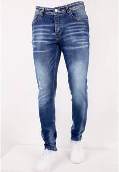 True Rise Skinny Jeans E Jeans Scheuren SLM