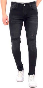 True Rise Skinny Jeans Gescheurde Jeans DC