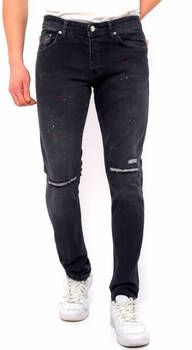 True Rise Skinny Jeans Ripped Jeans Verfspatten DC