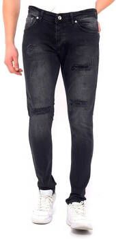 True Rise Skinny Jeans Ripped Strech DC