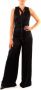 Twinset Elegante Viscose Jumpsuit Black Dames - Thumbnail 2