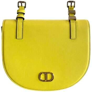 Twinset Gele Schoudertas Metallico Oval Yellow Dames