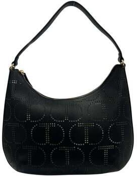 Twinset Zwarte Hobo Tas met Laser Gesneden Logo Black Dames