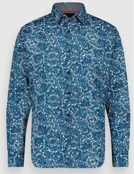 Twinlife T-Shirt Lange Mouw Shirt Floral Print | Snow White