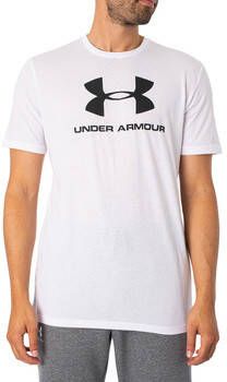Under Armour T-shirt Korte Mouw T-shirt met logo in sportstijl