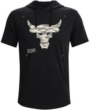 Under Armour Top Project Rock Terry Short Sleeve Hoodie
