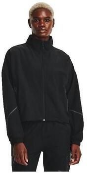 Under Armour Unstoppable Woven Full Zip Top Black- Dames Black
