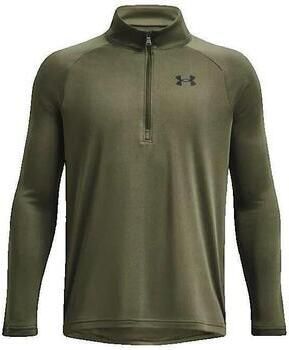 Under Armour sportshirt Tech 2.0 kakigroen Sport t-shirt Jongens Polyester Opstaande kraag 140