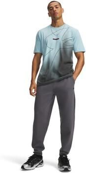 Under Armour Regular fit trainingsbroek met katoen-aandeel model 'Unstoppable' - Foto 5