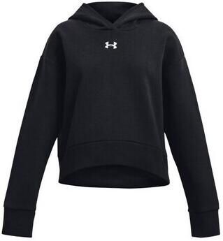 Under Armour hoodie Rival Fleece zwart Sweater Katoen Capuchon Effen 140