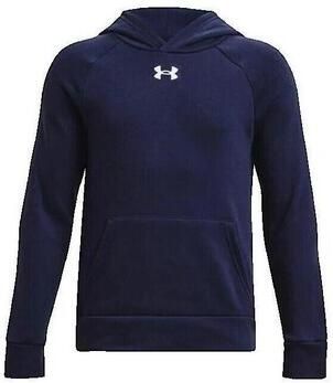 Under Armour sportsweater Rival Fleece donkerblauw Jongens Katoen Capuchon 152