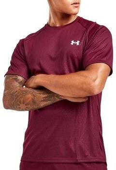 Under Armour Tech Emboss T-Shirt Rood- Heren Rood - Foto 2