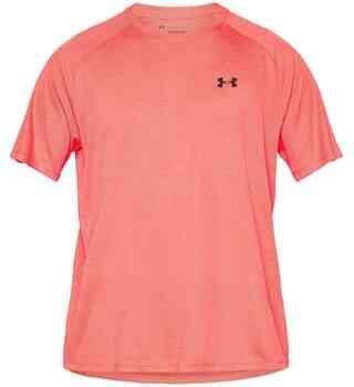 Under Armour t-shirt met labelprint model 'Tech' - Foto 3