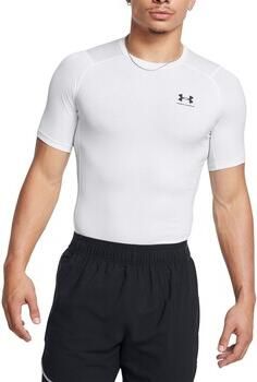 Under Armour HeatGear Short Sleeve Compression T-Shirt Wit- Heren Wit - Foto 9