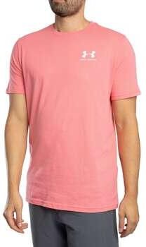 Under Armour T-shirt Korte Mouw Losvallend T-shirt met logo op de linkerborst