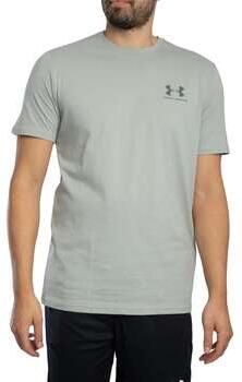 Under Armour T-shirt Korte Mouw Losvallend T-shirt met logo op de linkerborst