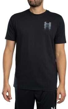 Under Armour T-shirt Korte Mouw Losvallend T-shirt met wazig logo op de achterkant