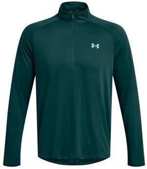 Under Armour Tech 1 4 Zip Training Top Heren Hydro Teal- Heren Hydro Teal
