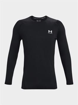 Under Armour heatgear fitted long sleeve sportshirt zwart heren - Foto 2