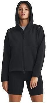 Under Armour Unstoppable Fleece Full Zip Hoodie Black- Dames Black