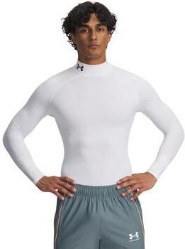 Under Armour Shirt met lange mouwen opstaande kraag en logostitching - Foto 4