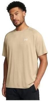 Under Armour Tech Texture T-Shirt Brown- Heren Brown