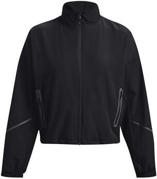 Under Armour Unstoppable Woven Full Zip Top Black- Dames Black