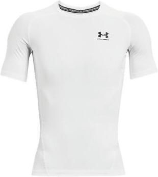 Under Armour HeatGear Short Sleeve Compression T-Shirt Wit- Heren Wit - Foto 2