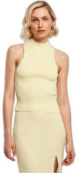 Urban Classics Blouse Body court à col roulé en tricot côtelé femme