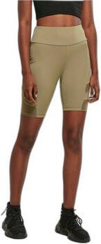 Urban Classics Fietsbroek met semi-transparante inzetten model 'Ladies'